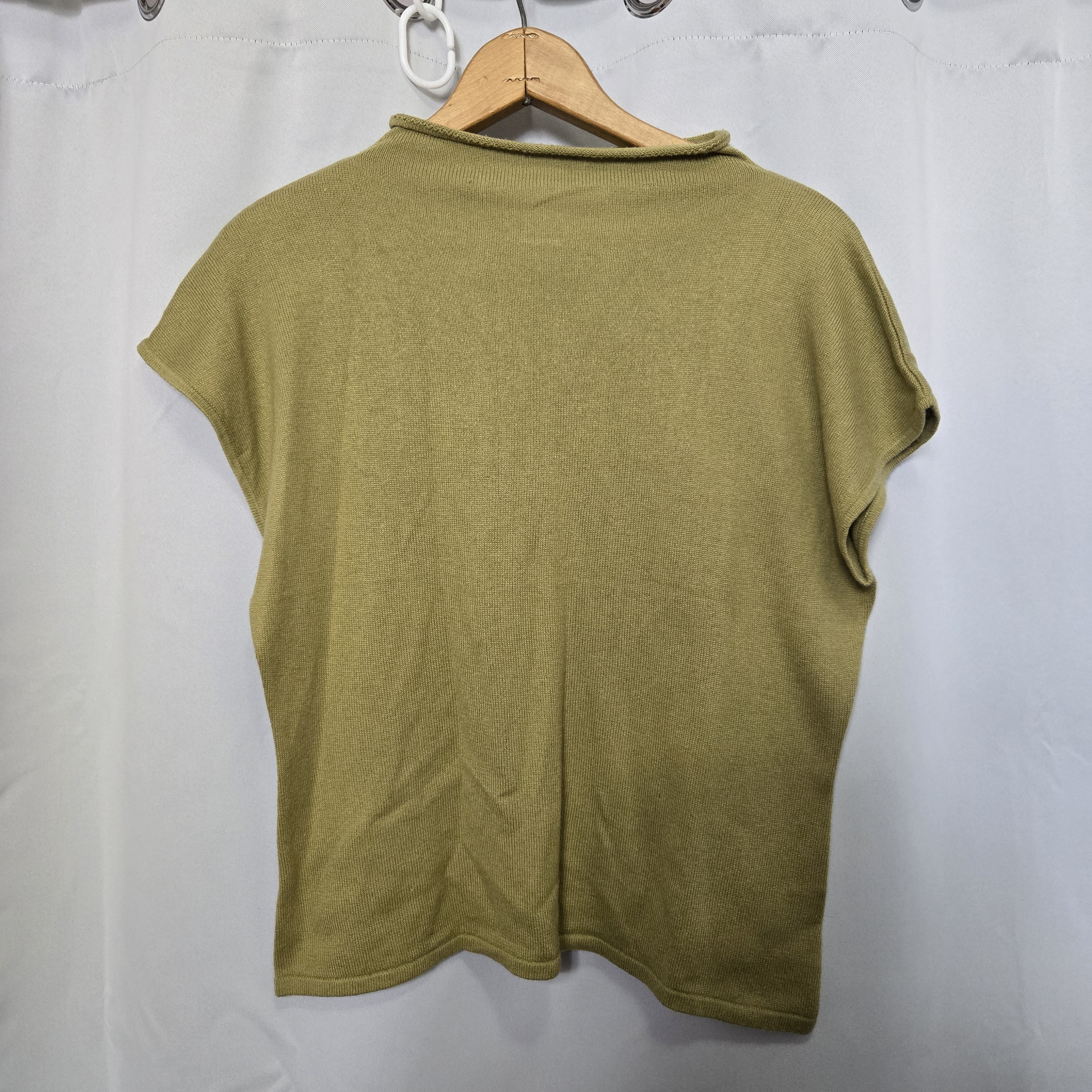 Vintage Jones Co Silk And Cashmere Short Sleeve Top Vintage Jones Co Silk And Cashmere Short Sleeve Top